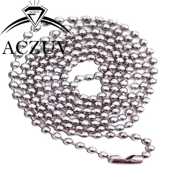 1000pcs Veľa Veľkoobchod Perličiek Loptu Reťaz 1,5 mm Reťazí Náhrdelníky poznatky pre Prívesok Šperky Čo AZ007
