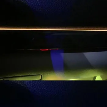 18 v 1 3W RGB LED Atmosféru Auto Svetelné Dekorácie Interiéru Akrylových Vlákien Pásy Svetla App Riadenie Dekoratívne Lampy Okolia