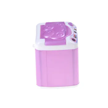 1Pcs Plastové Mini práčka domček pre bábiky s Nábytkom Hračka pre Bábiky Dievčatá, Najlepšie Darčeky