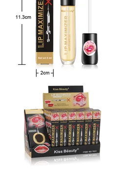 24pcs/Box Pery Bacuľatejšie Olej Lesk Nastaviť Veľkoobchod Väčšinu Okamžité make-up Produkty, Kozmetika Pery Maximizer pre Starostlivosť o Pery