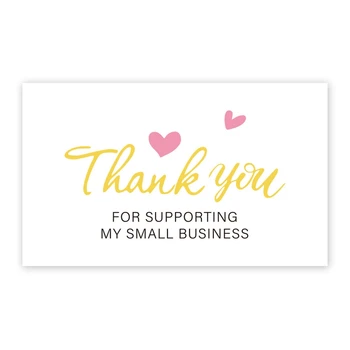 30pcs ružová Kraft Papier Karty Ďakujeme Vám Za Vašu Objednávku Vďakyvzdania karty DIY Remesiel Darčekové Dekorácie Karty 2022 nový rok dekor