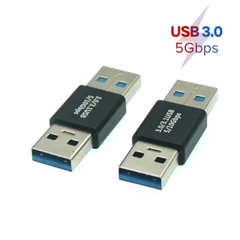 5Gbps USB 3.0 Mužov a muži/Ženy vysoká rýchlosť prenosu adaptér USB M-F Spojka Konektor Extender Converter pre notebook PC