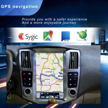 Android autorádia Multimediálne DVD Prehrávač, Stereo GPS Navigácia pre Lexus RX RX300 RX330 RX350 RX400H 2004-2008 Video, Plazmové Obrazovky
