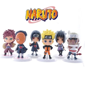 Anime Naruto Shippuden Akcie Obrázok Hatake Kakashi 19Q Verzia Modelu 7 CM PVC Uzumaki Naruto Socha Zberateľskú Hračka
