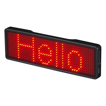 Bluetooth LED Názov Odznak Nabíjateľná Svetlo Prihlásiť DIY Programovateľné Posúvanie tabúľ Displej LED,Typ 2