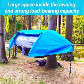 Camping hojdacia sieť s Mos quito Čistý Ľahký Nylonu Padák Single Double Hammock s Popruhmi pre pešiu Turistiku Backpacking