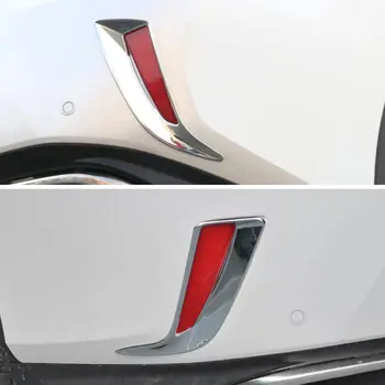 Chrome ABS Auto Zadný Nárazník Hmlové Svetlo Kryt Trim 2016 2017 2018 Lexus RX350 RX450h RX200t Chróm Styling