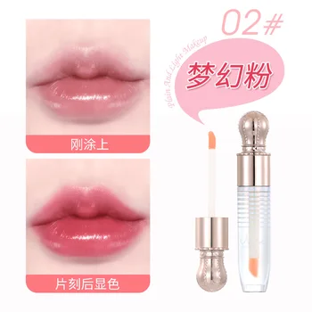 Crystal Zafarbenie Lesk na Pery Zmeny Teploty Hydratačný Rúž Lasting Color Lip make-up pre Ženy kórejský Kozmetika