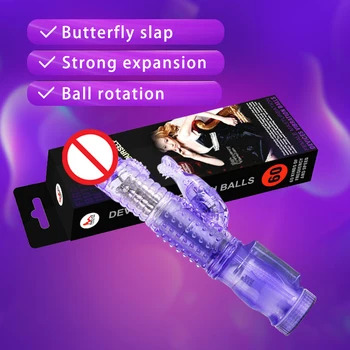 Dildo Vibračná Masáž Stick pre Ženy Batérie nezačne vibrovať Vaginálne Prieniku a Klitorálny Masážne Dildo Žien Dospelých Produkty