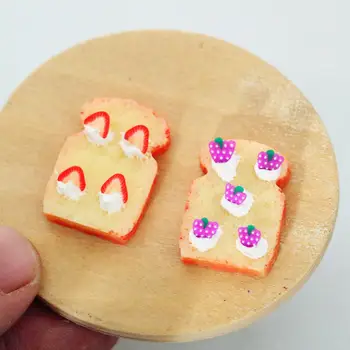 Miniatúrne Chlieb Predstierať, Hračky, Ozdoby Raňajky Dekorácie pre Deti