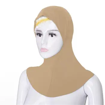 Moslimské Ženy Hidžáb Turban Vnútorné Hijabs Spp Underscarf Ninja Klobúk Plnú Hlavu Kryt Krku Kosti, Kapoty Režijné Šatku Islamskej Ramadánu
