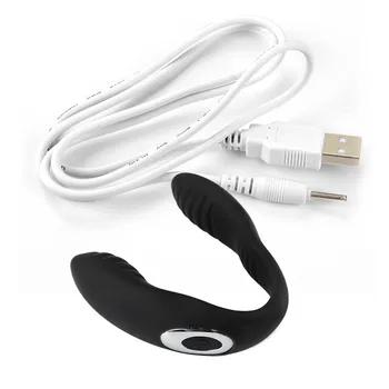Nabíjanie pomocou pripojenia USB Vodotesný Análny Klitoris Duálny Vibrátor G-Spot Orgazmus Dildo Králik Dospelých, Sexuálne Hračky, Ženy Masér pre Páry