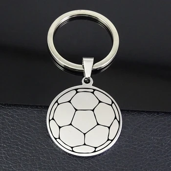 Osobnosti Futbal Keyring najpredávanejších Nehrdzavejúcej Ocele Kolo Keychains Šperky Pre Futbalový Fanúšik YP6722