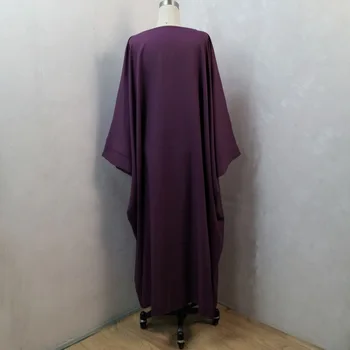 Pearl Abaya Moslimské Oblečenie Žien Bat Rukáv Voľné Rúcho Femme Musulmane Nadrozmerná Kaftane Marocain Kaftan Abayas pre Ženy Šaty