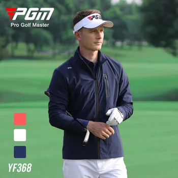 PGM golf pánske zips bunda jesenné a zimné športové pánske windbreaker ľahké a pohodlné