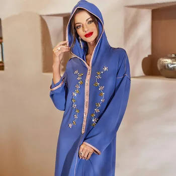 Ramadánu Abaya Dubaj Arabčina Turecko Islam Moslimské Oblečenie Modlitba Oblečenie Kaftany Abayas Pre Ženy Župan Djellaba Femme Musulmane