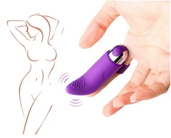 Silikónové 10 Rýchlosti USB Nabíjanie Prst Vibrátory Stimulácia Klitorisu Sexuálne Hračky Pre Dospelých Žien Vibračná Masáž