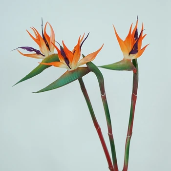 Umelé Kvety Vták Raja Zelene Rastliny Krytý Mimo Garland Domova Záhrada Úradu Dekorácie (6 Ks)