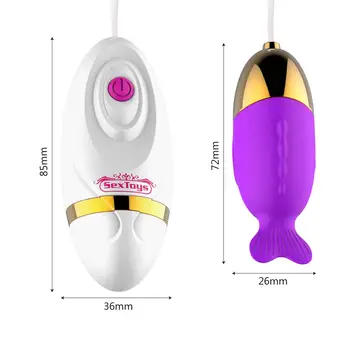 USB Nabíjateľné Bullet Vibračné Vajíčko Pošvy Masér Sexuálne Hračky pre Ženy 12 Rýchlosti G-Spot Vibrátor Dospelých Produkty Diaľkové Ovládanie