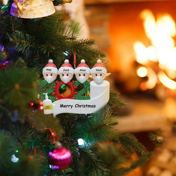Vianoce, Narodeniny, Party Dekorácie DIY Meno Požehnaním Vianočný Stromček Odovzdanie Prívesok Maska Snehuliak Domov Vianočné Ozdoby