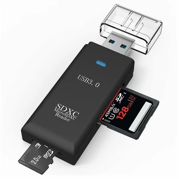 Vysoká Rýchlosť 2 V 1, USB 3.0 Micro SD SDXC TF T-Flash Pamäte a Čítačky Kariet Adaptér
