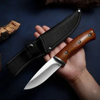 Vysoká tvrdosť nôž núdzové self-defense nôž prenosné nôž púšti prežitie nôž vonkajšie malé rovný nôž