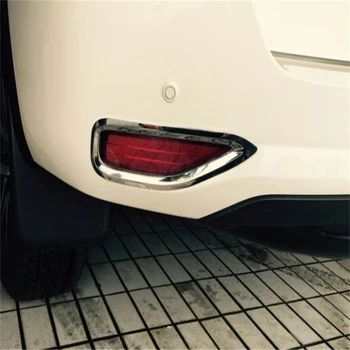 WELKINRY auto auto kryt styling Pre Toyota Fortuner SW4 AN160 2016 2017 ABS, chrómové spätné chvost hmlové svetlo lampy nálepky, trim