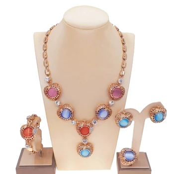 Yulaili Rôzne Farby Opal Módne Šperky Sady a Kvalitné Skvelého Brazílskeho Sady Šperkov Pre Dámy' Večierky