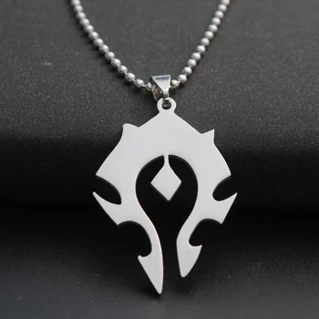 1 nehrdzavejúcej ocele Svete tribal hry Anime logo kúzlo prívesok náhrdelník hra znamenie, symbol prehrávača obľúbený náhrdelník darček šperky