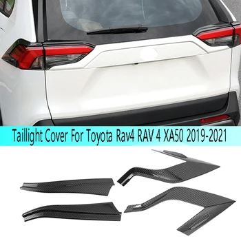 1 Sada Zadné Lampy zadné svetlo Kryt Rámu Orezania Chvost Svetla Dekorácie, Doplnky pre Toyota Rav4 RAV 4 XA50 2019-2021