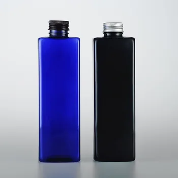12pcs 500 ml Prázdne Kozmetické PET Fľaše S Hliníkovým Spp Veľký Plastový obal Kozmetika Obalu, Kontajnera, Sprchový Gél fľašu