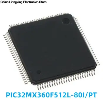 1PCS PIC32MX360F512L-80IŽ/PT PIC32MX360F Zapuzdrenie QFP100 jednočipový Mikroprocesor Originál