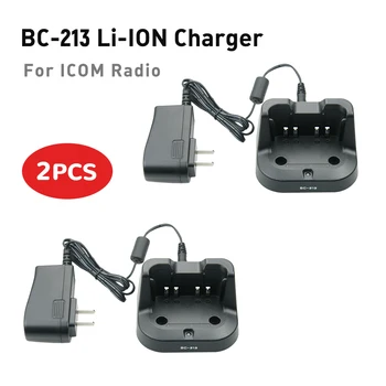 2 ks BC-213 Rýchle Batérie stolná Nabíjacka pre ICOM IC-F1000D IC-F2000D Rádio