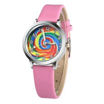 2019 nové jelly kožené candy vzor detské hodinky študentov módne quartz hodinky deti športové dievča, chlapec náramkové hodinky