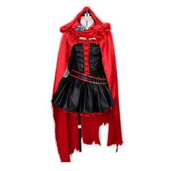 2021 Anime Rose Cosplay Červené Šaty, Plášť Bitka Jednotné Hollowen Karneval Party Dodanie Kostým