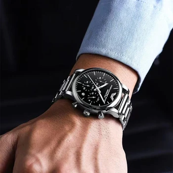 2022 Značky Pánske Luxusné Hodinky Vodotesné Mužov Quartz náramkové hodinky pre Človeka z Nehrdzavejúcej Ocele Sledujte Muž Hodiny Relogio Reloj Hombre