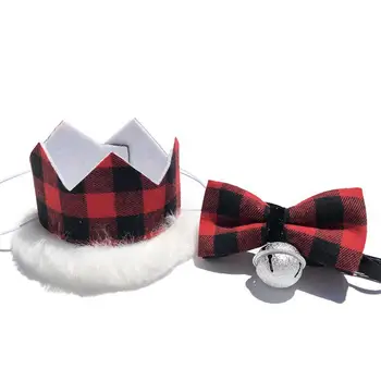 2023 NOVÉ Pet Vianočné Hat Koberčeky Sliny Uterák Trojuholník Šatku motýlik Vianočný Večierok Dodávky Pre Psov, Mačky