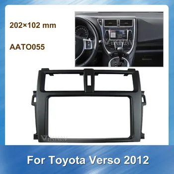 2DIN Auto Stereo DVD Rádio Fascia pre Toyota Verso 2012 Audio Prehrávač Panel Adaptér Rámu Dash Prípojný Inštalačný Kit