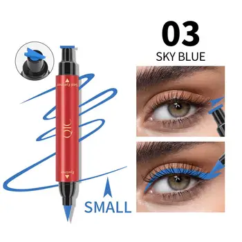 3.5 g Tekuté Očné linky, Funkčné 2-V-1 Pečiatka Očné linky, Mini Kozmetika Príslušenstvo Očné linky