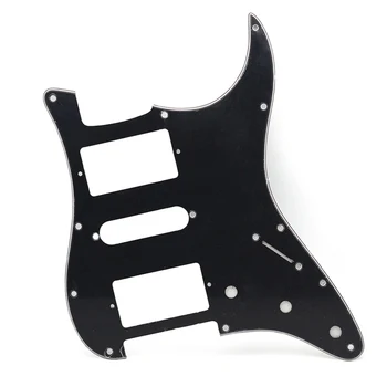 3 Vrstvou 11 Otvorov HSH Pickguard Anti-Scratch Doska Pre Strat SQ Gitary Čierna Biela Elektrická Gitara Výmena PVC Príslušenstvo
