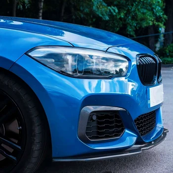 3KS Auto Predný Nárazník Splitter Pery Spojler, Difúzor Chránič Kryt Výbava Pre BMW 1 Series F20 F21 M-Power Facelift-2019