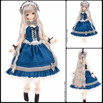 Anime Cosplay Japonský Lolita Šaty Cos Cartoon Halloween Žena Japonský palác princezná Lolita Modré šaty nastaviť Cosplay Kostým