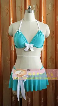 Anime Hry Azur Lane IJN Atago Cosplay Kostým Bikini Vlastné Plavky, Cosplay Parochňu pre Ženy, Dievčatá v Lete