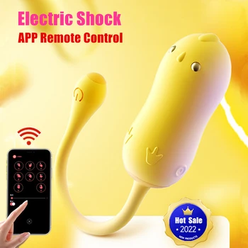 APP Remote Vibračné Vajíčko Elektrickým Prúdom Kegel Vaginálne Guľôčky pre Ženy, Masturbácia, Stimulácia Klitorisu Vibrátory Dospelých, Sexuálne Hračky
