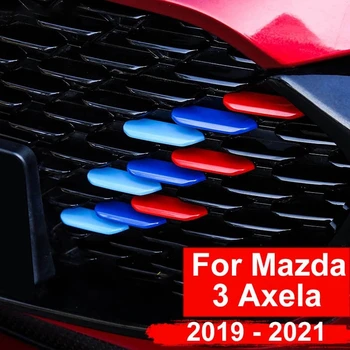 Auto Prednej Polovici Čisté, Svetlé Flitrami Upravené Dekorácie Ochrany Pásy Tri Farby pre Mazda 3 Axela 2019-2021