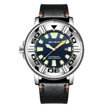 BEN NEVIS Muži hodinky Luxusné Top Značky Hodinky Quartz Hodiny Módne Koženým Remienkom Vodotesné Vonkajšie Vojenské Športové náramkové hodinky