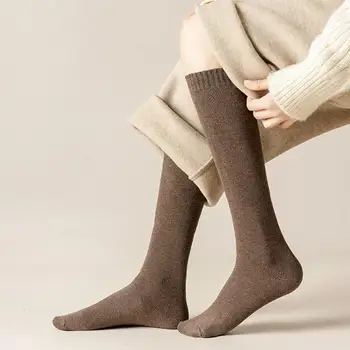 Bežné Kolená Vysoké Ponožky Pohodlné Mäkké Zima Ženy Kolená Vysoké Ponožky Non-shrink Dlhé Pančuchy pre Datovanie