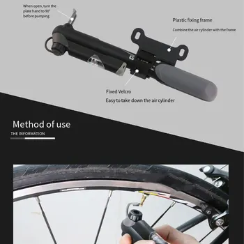 Bicykel Pneumatiky Čerpadla Mini Profesionálny Nastaviteľný Nahradenie Bicykli jazda na Bicykli Jazda Pneumatiky Nafukovacím Nástroj s tlakomerom