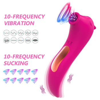 Bradavky Ústne Fajčenie Sania Klitoris Stimulátor Vibrátor Dospelých Masturbators Sexuálne Hračky Silný Klitorisu Bulík Vibrátor pre Ženy 18+
