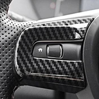 Carbon Fiber Volant Tlačidlo na Strane Dekorácie Výbava Dekor Nálepka pre Honda FIT JAZZ 2021